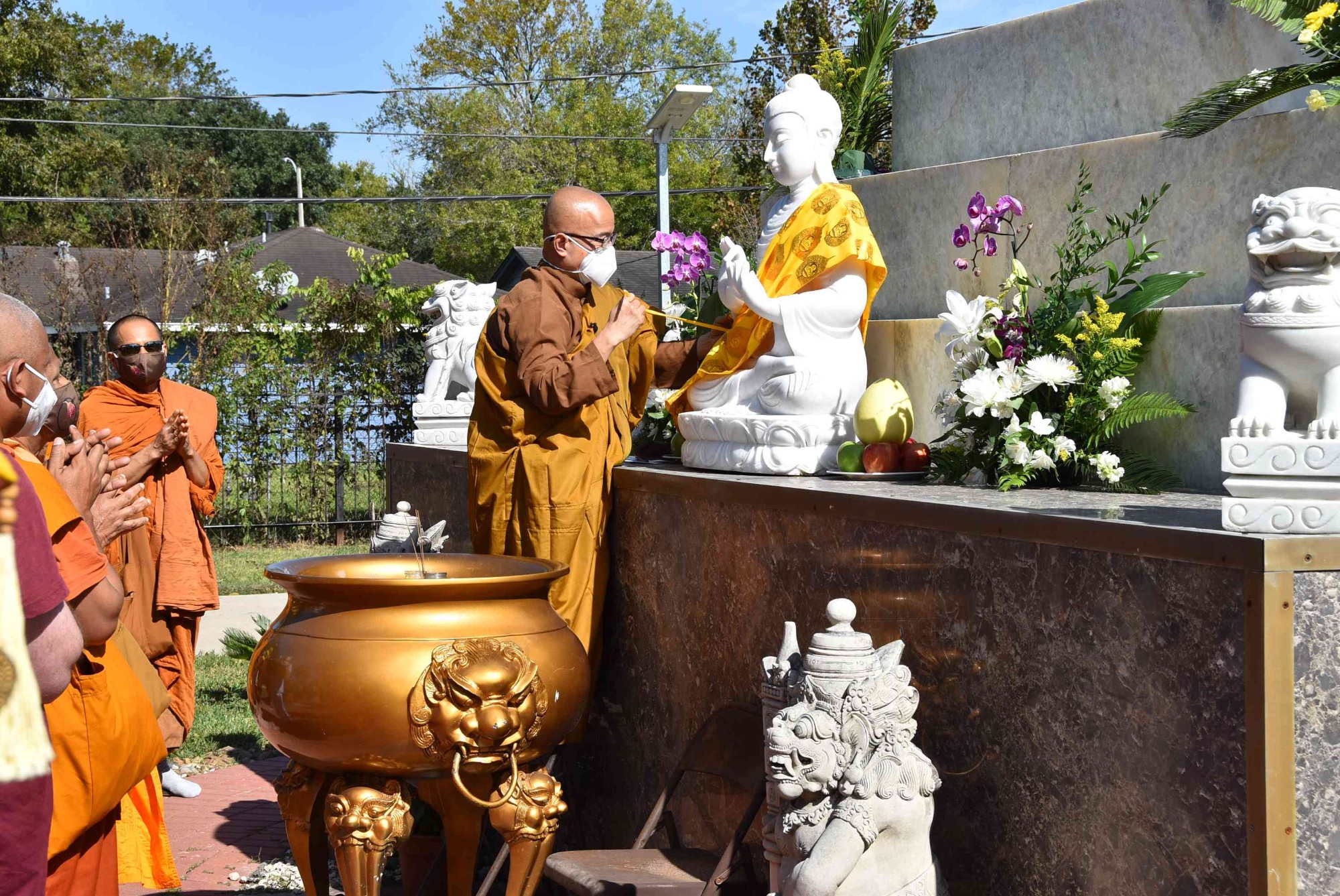 Lễ Dâng Y Kathina chùa Pháp Luân Chủ Nhật Nov 15.2020 - P2